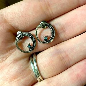 Crescent moon earrings